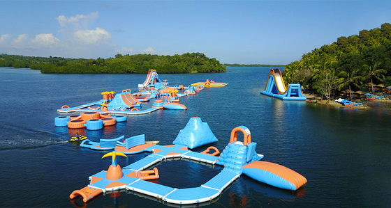 Parques infláveis da água do divertimento do OEM fora dos parques Digitas Pringting da água