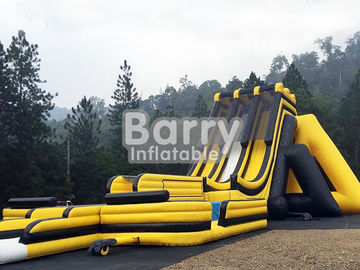 3 pistas amarelam o ponto grande triplicar-se do dobro da corrediça de Malásia Genting Inflatables da corrida do dragão
