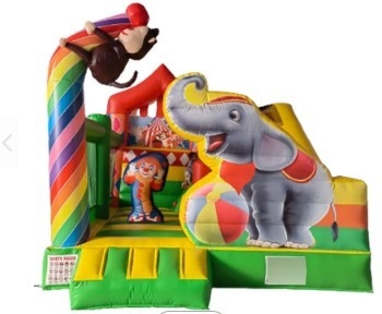 o salto comercial do PVC de 0.55mm fortifica animais Jumper Inflatable Castle