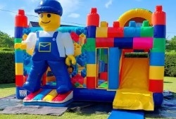 Parque de diversões Bounce House Jogos Bloco Festa Combinação inflável