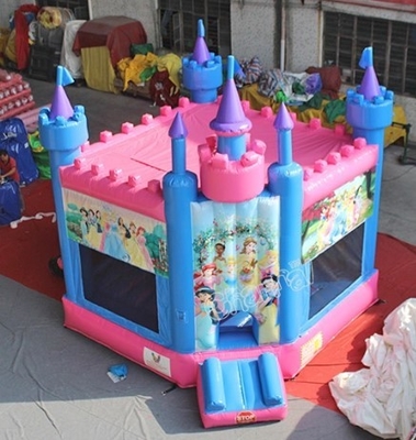 PVC Inflável Bouncer Princesa Combo Bounce House