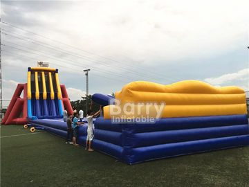 Corrediça inflável gigante do PVC de EN14960 0.5mm bens de encerado do PVC de 0.55mm/18 onças