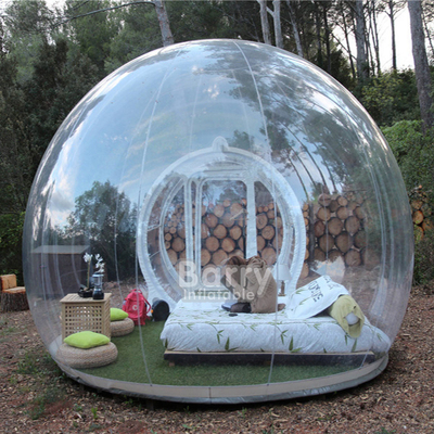 Tecnologia de costura dupla e design portátil para instalar uma tenda inflável sem esforço