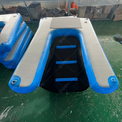 Piscina Lago Rio Dobrável Cachorro Escada Flutuante Cachorro Inflável Rampa de Água Para Doca