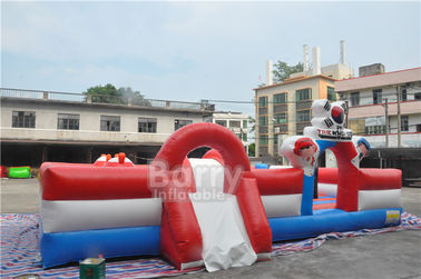 Campo de jogos inflável feito sob encomenda da criança, cidade inflável especial do divertimento que encaixota o tema de Bull