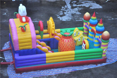 Tema animal do divertimento inflável gigante do elogio do campo de jogos da criança CE-habilitado