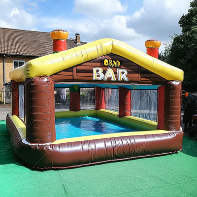 Bar de piscina inflável Bar de lazer para várias pessoas Sofá-sede Flutuante Bar de piscina inflável