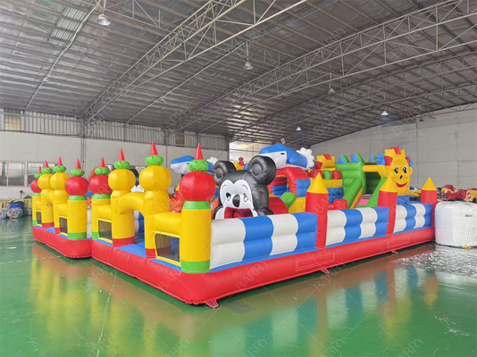 Parque Temático Inflável Personalizado para Parques Infantis Comerciais com Certificação EN71