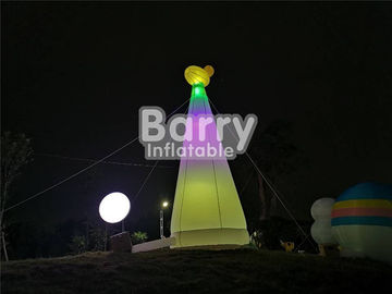 Farol inflável feito-à-medida do girafa do parque de diversões para a decoração do partido