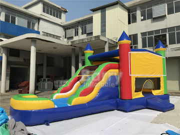 Casa inflável combinado inflável exterior do salto da categoria comercial com corrediça
