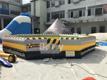 obstáculo inflável do Wipeout da vassoura do eliminador de 7m para o jogo da fusão