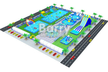 Construtor inflável gigante Barry do parque das águas subterrâneas da terra do parque de diversões