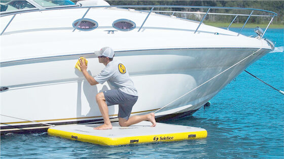 Limpeza do navio de Mat Inflatable Boat Docks For da água do PVC de SCT