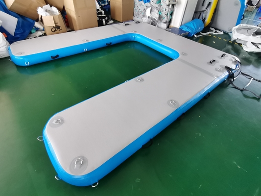 O ponto U da gota dá forma ao barco inflável Jet Ski Platform do pontão de flutuação da doca de flutuação
