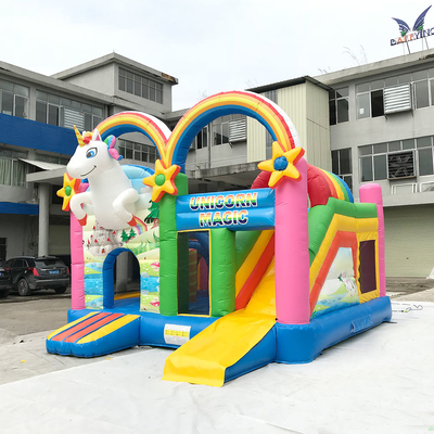 Casa de salto inflável de encerado feito sob encomenda do PVC para o partido