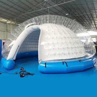 Barraca clara inflável da bolha da abóbada do PVC para o evento de acampamento exterior da família