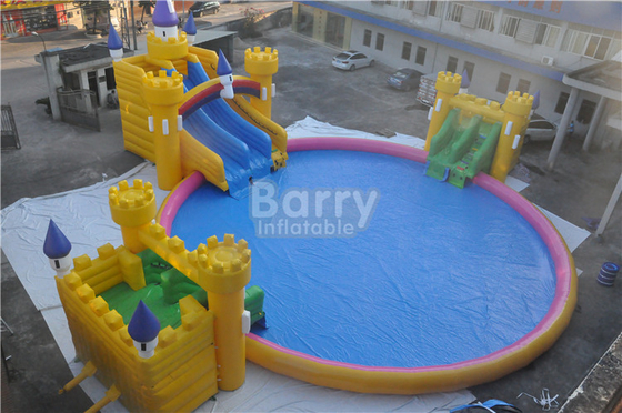 Castelo inflável personalizado das águas subterrâneas do parque da água do PVC de 0.9mm