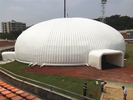Da abóbada gigante do PVC do OEM diâmetro inflável dos 10m da barraca para a ajuda humanitária