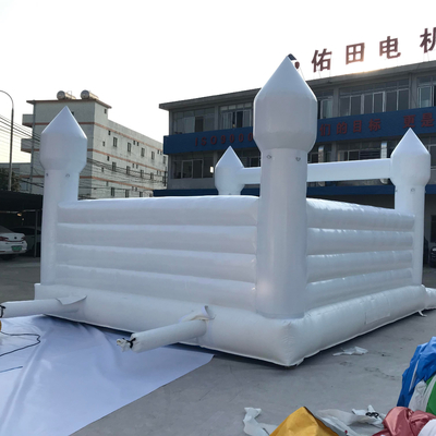 Anúncio publicitário de salto do leão-de-chácara do casamento do castelo inflável do ODM