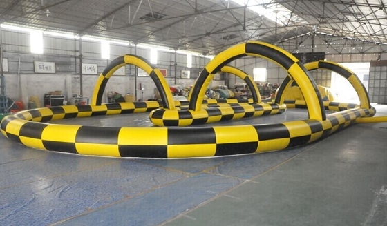 do kart inflável da bola de Zorb do autódromo de 18x16x3m curso de obstáculo de competência do jogo