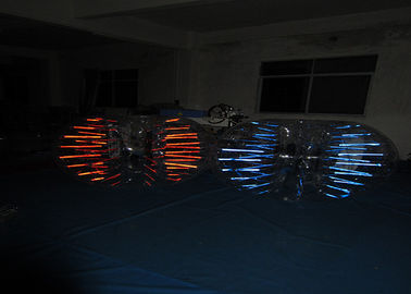 Bola inflável iluminada da bolha do futebol dos brinquedos infláveis exteriores/bola de Zorb