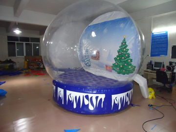 Globo inflável transparente da neve do Natal dos produtos da propaganda