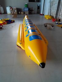 Brinquedos infláveis da água da única pista, barco de banana de encerado do PVC rebocador para a pessoa 6