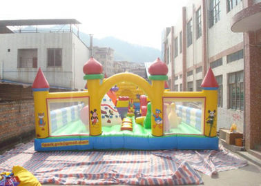 Castelo Bouncy inflável de grande encerado do PVC EN71 para jogos das crianças