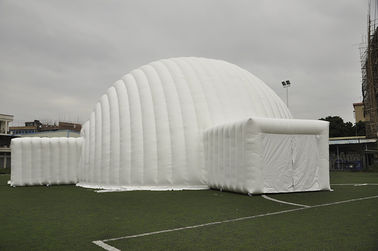 PVC inflável da prova da água da barraca da abóbada branca gigante do evento para a exposição