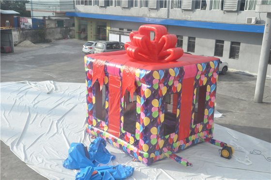 da casa inflável do leão-de-chácara do ar do Natal do PVC de 0.55mm trampolim inflável